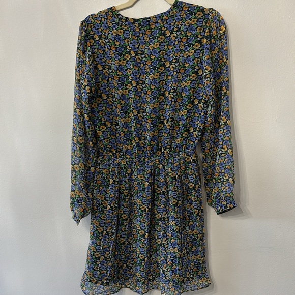 Skies are Blue Daisy Print Pleated Mini Dress - Picture 6 of 12